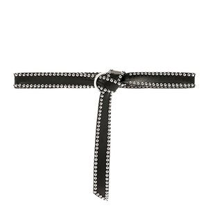 B-Low the Belt Black Studded Belt